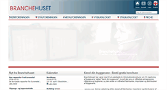 Desktop Screenshot of branchehuset.dk